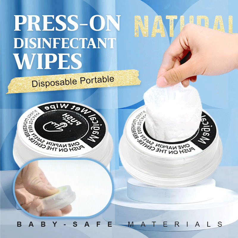 100 Mini Lingettes Humides Voyage – Individuelles, Douces Pour Peau Sensible, Adultes & Enfants – Pack Vache 50+50