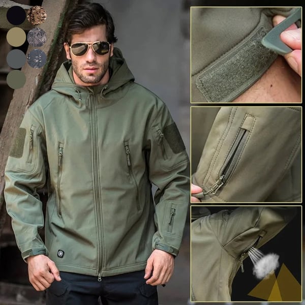 Veste Tactique pour Hommes Doublure Polaire Veste Imperméable Soft Shell Manteaux d'hiver Veste Militaire,A,S Veste Tactique pour Hommes Doublure Polaire Veste Imperméable Soft Shell Manteaux d'hiver Veste Militaire,A,S