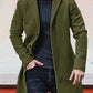 🔥59 % De Réduction🔥Veste de couleur unie à boucle simple pour hommes.