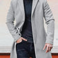 🔥59 % De Réduction🔥Veste de couleur unie à boucle simple pour hommes.