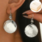 Boucles d'oreilles pendantes vintage en métal martelé