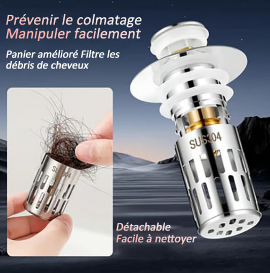 Passoire universelle en acier inoxydable pour évier (ACHETEZ 2, OBTENEZ 1 GRATUIT)