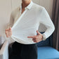 Chemise boutonnée infroissable en coton mercerisé de haute qualité pour homme【Aucun repassage requis】