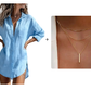 🌹 56 % de réduction🌹Chemise mi-longue à coupe ample et boutonnée pour femme