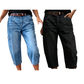👖 LIMITED-TIME 55% OFF! ✨ Pantalon en jean court et extensible pour femme, style décontracté – coupe « barrel », taille mi-haute, plusieurs poches 🌿