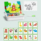 ⏳ 58% DE RÉDUCTION ! 🔥 Boîte à puzzle magnétique pour enfants avec jeu et planche à dessi