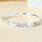 Argent glacé pailleté