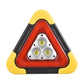 2-EN-1 Lampe de Signalisation d'Urgence Solaire Triangulaire pour le Bord de Route