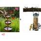 🐦 Redonnez vie à votre jardin ! Abreuvoir à oiseaux paisible avec récupérateur d’eau de pluie pour accueillir la faune sauvage de votre jardin.🌿