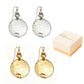 Boucles d'oreilles pendantes vintage en métal martelé