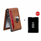 💼🔒Portefeuille fin en aluminium pour homme avec protection RFID – Porte-cartes escamotable avec pince à billets et double fenêtre pour carte d'identité