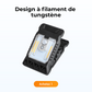 🌿 Lampe solaire à pince avec détecteur de mouvement – 2 achetées, 1 offerte ! Idéale pour votre jardin, votre balcon et votre terrasse ! 🏡✨
