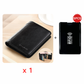 💼🔒Portefeuille à trois volets pour homme en cuir pleine fleur authentique avec protection anti-RFID – 11 emplacements