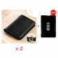 💼🔒Portefeuille à trois volets pour homme en cuir pleine fleur authentique avec protection anti-RFID – 11 emplacements