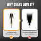 ⚔️Couteau de Cuisine Forgé🔪Tranchant comme un rasoir, durable à vie, conçu pour les passionnés de cuisine⚡