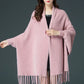 🔥Durée limitée -58%🔥Manteau à manches longues et pompons pour femme【Vente directe d'usine】