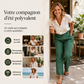 🔥👖Pantalon pour femme en mélange de lin à la coupe ample – Pantalon classique à coupe droite
