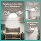 🌀59 % DE RÉDUCTION !!❄️Ventilateur de plafond avec éclairage Aerolux™ – LED silencieuse 2-en-1 avec télécommande 🌬️💡  Circulation d'air économe en énergie et éclairage à intensité variable pour les chambres, les salons et les vérandas 🏡✨