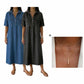 👗 60% OFF NOW! 👖 Robe-chemise midi décontractée en jean avec poches – Jean doux et coupe ample – Poches pratiques, idéales pour un look décontracté au quotidien – Confortable et polyvalente ✨🌸