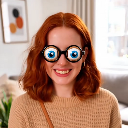 🔥58 % DE RÉDUCTION !!🏆Vente flash💥Lunettes amusantes avec mécanisme d'œil qui cligne