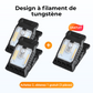 🌿 Lampe solaire à pince avec détecteur de mouvement – 2 achetées, 1 offerte ! Idéale pour votre jardin, votre balcon et votre terrasse ! 🏡✨