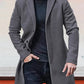 🔥59 % De Réduction🔥Veste de couleur unie à boucle simple pour hommes.