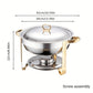 Ensemble de buffet en acier inoxydable avec réchauds✈️livraison gratuite