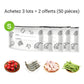Sac de Conservation en Aluminium Reutilisable et Fermable 🥢🌍 - Parfait pour Stocker et Protéger Vos Aliments!