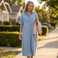 👗 60% OFF NOW! 👖 Robe-chemise midi décontractée en jean avec poches – Jean doux et coupe ample – Poches pratiques, idéales pour un look décontracté au quotidien – Confortable et polyvalente ✨🌸