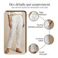 💎 58% DE RÉDUCTION ! 💎 Pantalon Décontracté à Jambe Droite – Coton & Lin Respirant, Taille Élastiquée & 6 Couleurs Disponibles 🌿👖