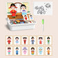 ⏳ 58% DE RÉDUCTION ! 🔥 Boîte à puzzle magnétique pour enfants avec jeu et planche à dessi