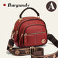 Sac classique multi-compartiments à bandoulière large et ajustable en cuir