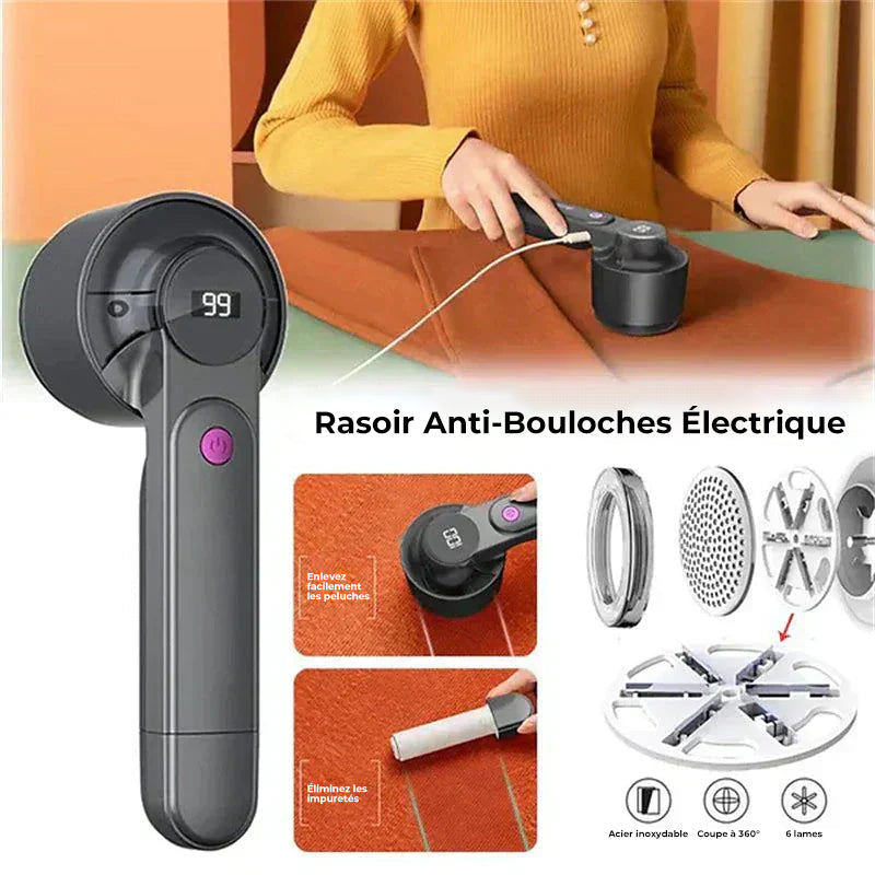 Éliminateur de peluches électrique 2 en 1 3