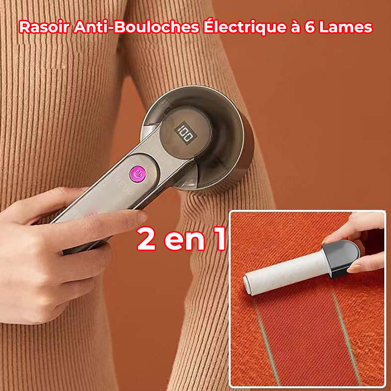 Éliminateur de peluches électrique 2 en 1 4