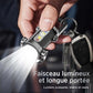 Lampe torche portable rechargeable et lumineuse pour porte-clés