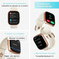 ✈️Livraison gratuite✈️Montre connectée pour femmes et hommes, tracker d'activité physique avec fonction d'appel, montre de fitness avec suivi du sommeil/100 sports/podomètre étanche IP68