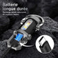 Lampe torche portable rechargeable et lumineuse pour porte-clés