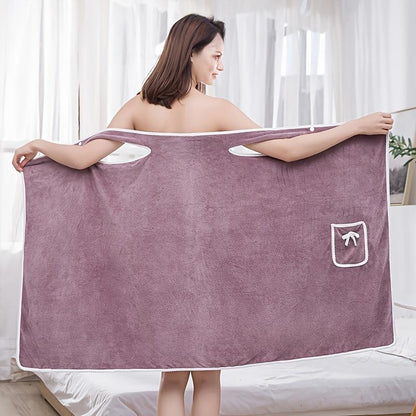 🔥HOT SALE 🔥Un cadeau parfait pour les femmes🎁Jupe de bain portable en polaire corail pour femmes grande taille