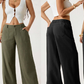 👖 50% DE RÉDUCTION ✨ Pantalon large femme coton-lin – Léger, respirant & polyvalent – Parfait pour le printemps, l’été ou le télétravail – style bohème chic 🌿