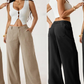 👖 50% DE RÉDUCTION ✨ Pantalon large femme coton-lin – Léger, respirant & polyvalent – Parfait pour le printemps, l’été ou le télétravail – style bohème chic 🌿