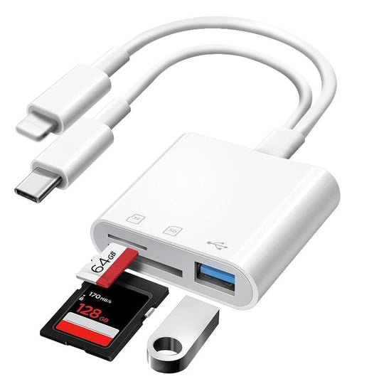 💥Lecteur de carte SD/TF/USB pour transfert instantané de fichiers entre appareils