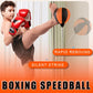 Punching-Ball sur Pied– Hauteur Réglable pour Adolescents et Adultes – Rebond à 360° pour Soulagement du Stress et Fitness – Idéal pour une Utilisation à la Maison dans les Chambres, Salons et Jardins