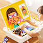 ⏳ 58% DE RÉDUCTION ! 🔥 Boîte à puzzle magnétique pour enfants avec jeu et planche à dessi