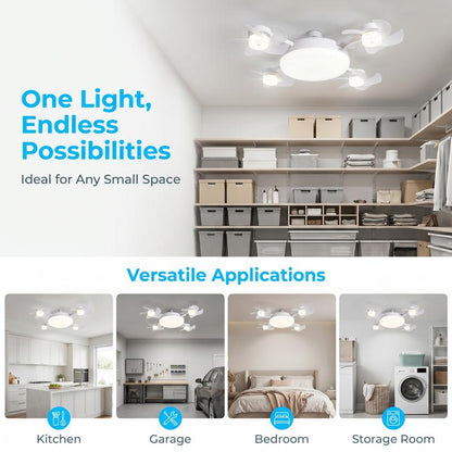 🌀59 % DE RÉDUCTION !!❄️Ventilateur de plafond avec éclairage Aerolux™ – LED silencieuse 2-en-1 avec télécommande 🌬️💡  Circulation d'air économe en énergie et éclairage à intensité variable pour les chambres, les salons et les vérandas 🏡✨