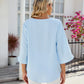 🔥2024NEW HOT SALE 🔥 T-shirt ample à col en V pour femmes【Achetez-en 2, livraison gratuite】