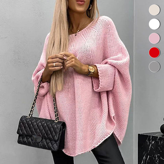 💥51% de réduction💥 Pull cape tricoté élégant pour femme