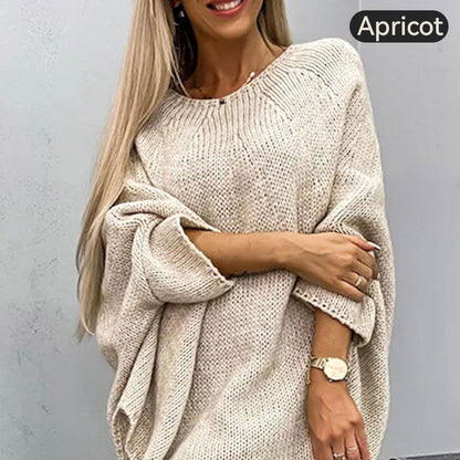 💥51% de réduction💥 Pull cape tricoté élégant pour femme