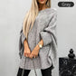 💥51% de réduction💥 Pull cape tricoté élégant pour femme