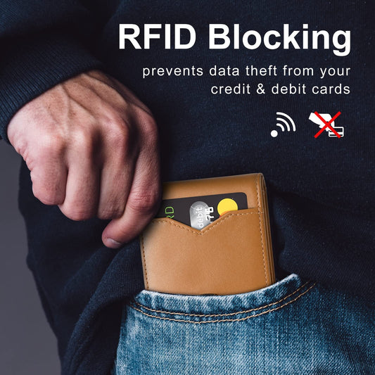 🔥Soldes 🔥Portefeuille slim pour homme avec protection RFID