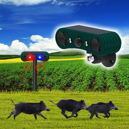 🏆📢66% de réduction pour une durée limitée📢Alarme extérieure à détecteur de mouvement solaire pour repousser les animaux
